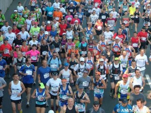 AM - Le départ d'un trail de l'édition 2014