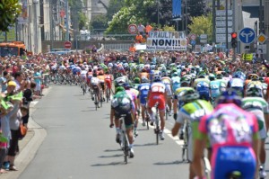 Le tour de France en direction de Tours