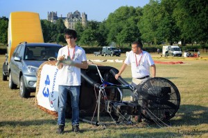 Credit Mario Fournier. Remi cogite avant son premier envol