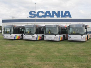 Credit ALM - Scania France livre ses quatre premiers autobus Euro 6 à Angers Loire Métropole