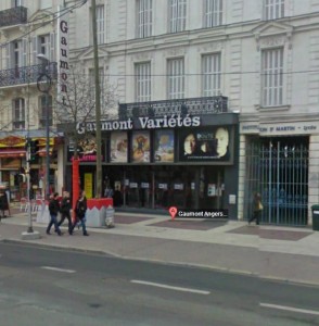 Le cinéma Gaumont Variétés à Angers qui fermera ses portes le 20 octobre prochain.