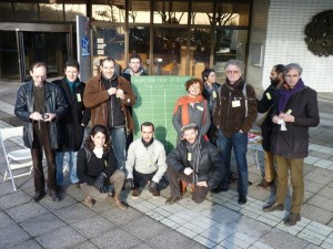 Les membres de la liste « Angers vivre mieux naturellement ».