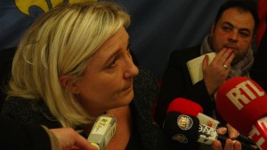 Credit AM - Marine Le pen ce matin à Angers