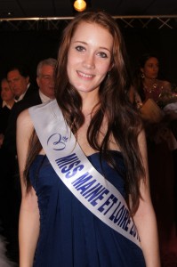 Crédit Pierre Boucher - Camille Lambert, Miss Maine-et-Loire 2013.