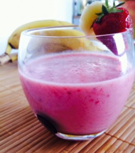 Smoothie fraise banane