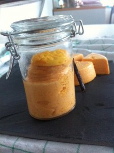  Flan de carottes vanillée, démoulé ou non