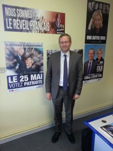 Gilles Lebreton , tête de liste pour la circonscription ouest aux prochaines élection européennes