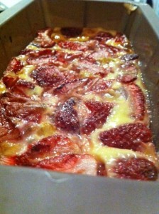 Clafoutis aux fraises