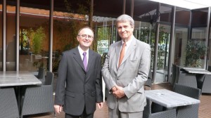 Philippe Justeau, Président et Francis Stephan directeur général d'Immobilière Podeliha