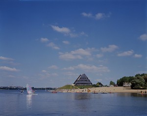 Credit CNA - Le site baignade du Lac de Maine à Angers